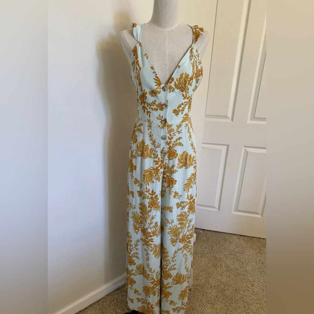 Free People Be the One wide leg jumpsuit 6 new without tags - Picture 4 of 6